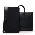 Calfskin Large Thin Sac De Jour Black