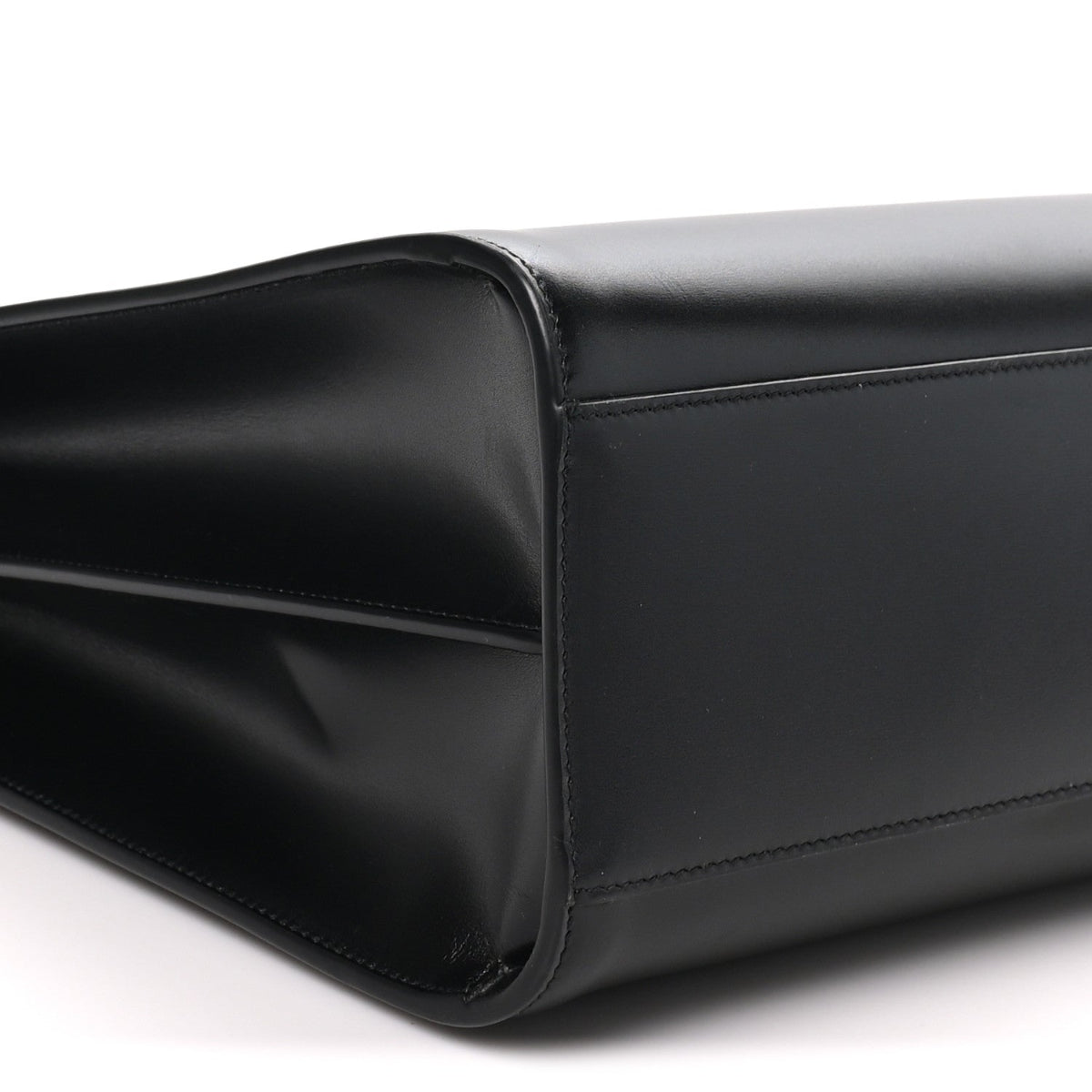 Calfskin Large Thin Sac De Jour Black