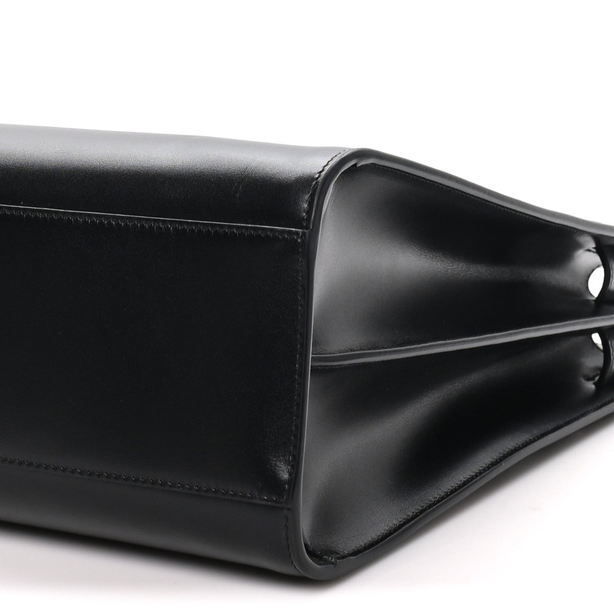 Calfskin Large Thin Sac De Jour Black