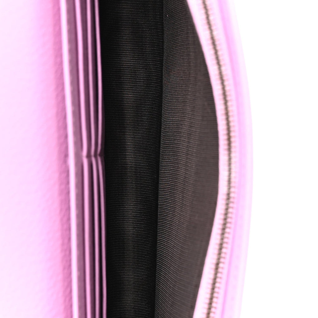 Calfskin Marquise Crystals Mini GG Chain Wallet Malva