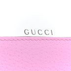 Calfskin Marquise Crystals Mini GG Chain Wallet Malva