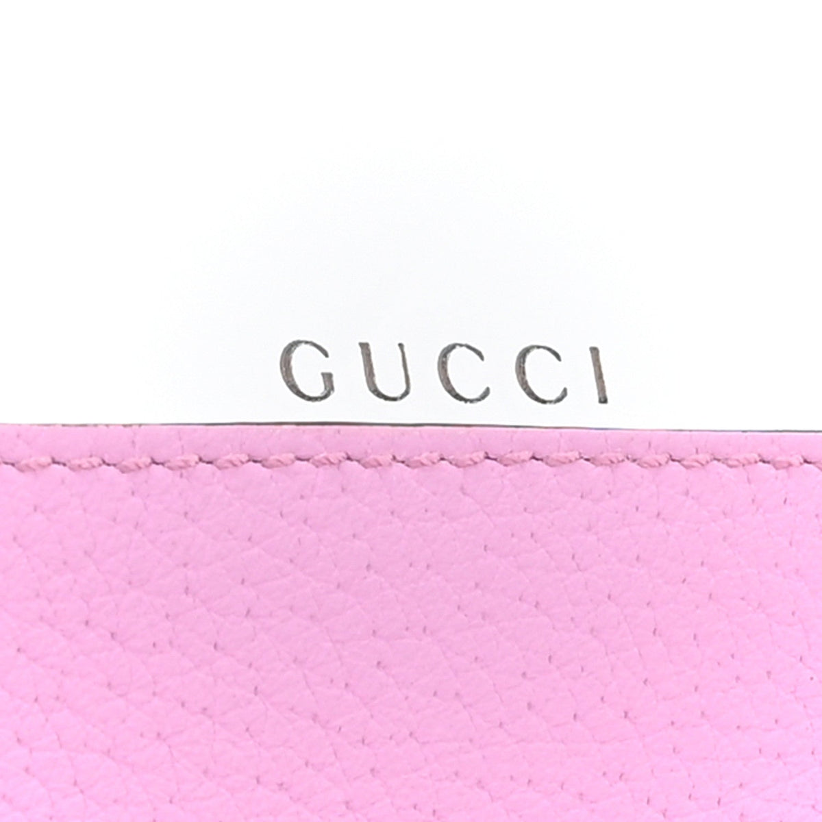 Calfskin Marquise Crystals Mini GG Chain Wallet Malva