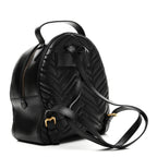 Calfskin Matelasse GG Marmont Dome Backpack Black