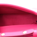 Calfskin Matelasse Monochrome Mini GG Marmont Top Handle Shoulder Bag Classic Fuxia
