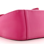 Calfskin Matelasse Monochrome Mini GG Marmont Top Handle Shoulder Bag Classic Fuxia