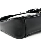 Calfskin Matelasse Monochrome Small GG Marmont Shoulder Bag Black
