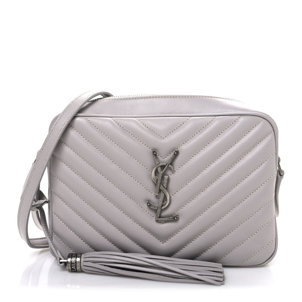 Calfskin Matelasse Monogram Lou Camera Bag Granite