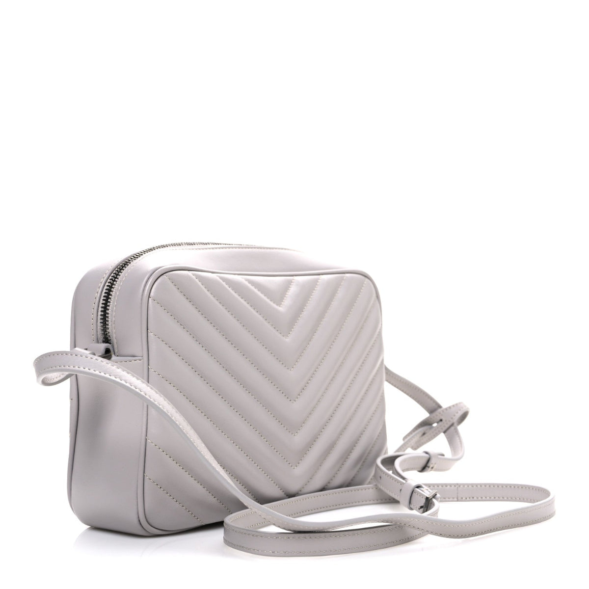 Calfskin Matelasse Monogram Lou Camera Bag Granite