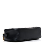 Calfskin Matelasse Small GG Marmont Chain Shoulder Bag Black