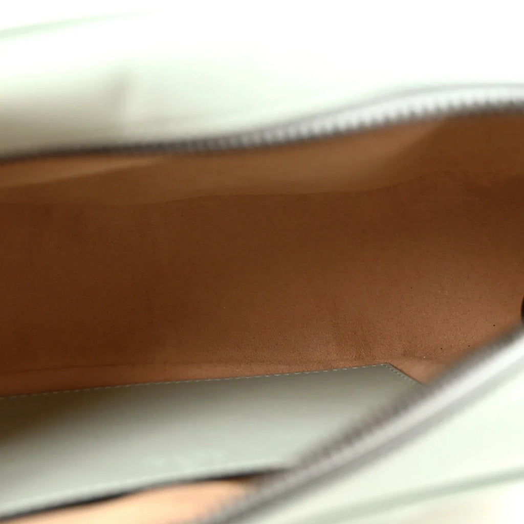 Calfskin Matelasse Small GG Marmont Chain Shoulder Bag Salvy Green
