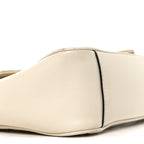 Calfskin Matelasse Small GG Marmont Shoulder Bag White
