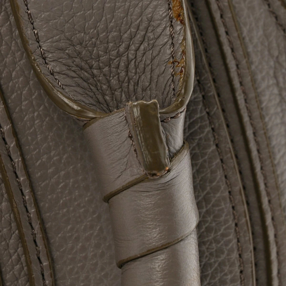 Calfskin Medium Marcie Satchel Cashmere Grey