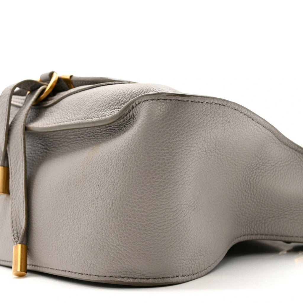 Calfskin Medium Marcie Satchel Cashmere Grey