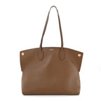 Calfskin Medium Society Tote Dusty Caramel