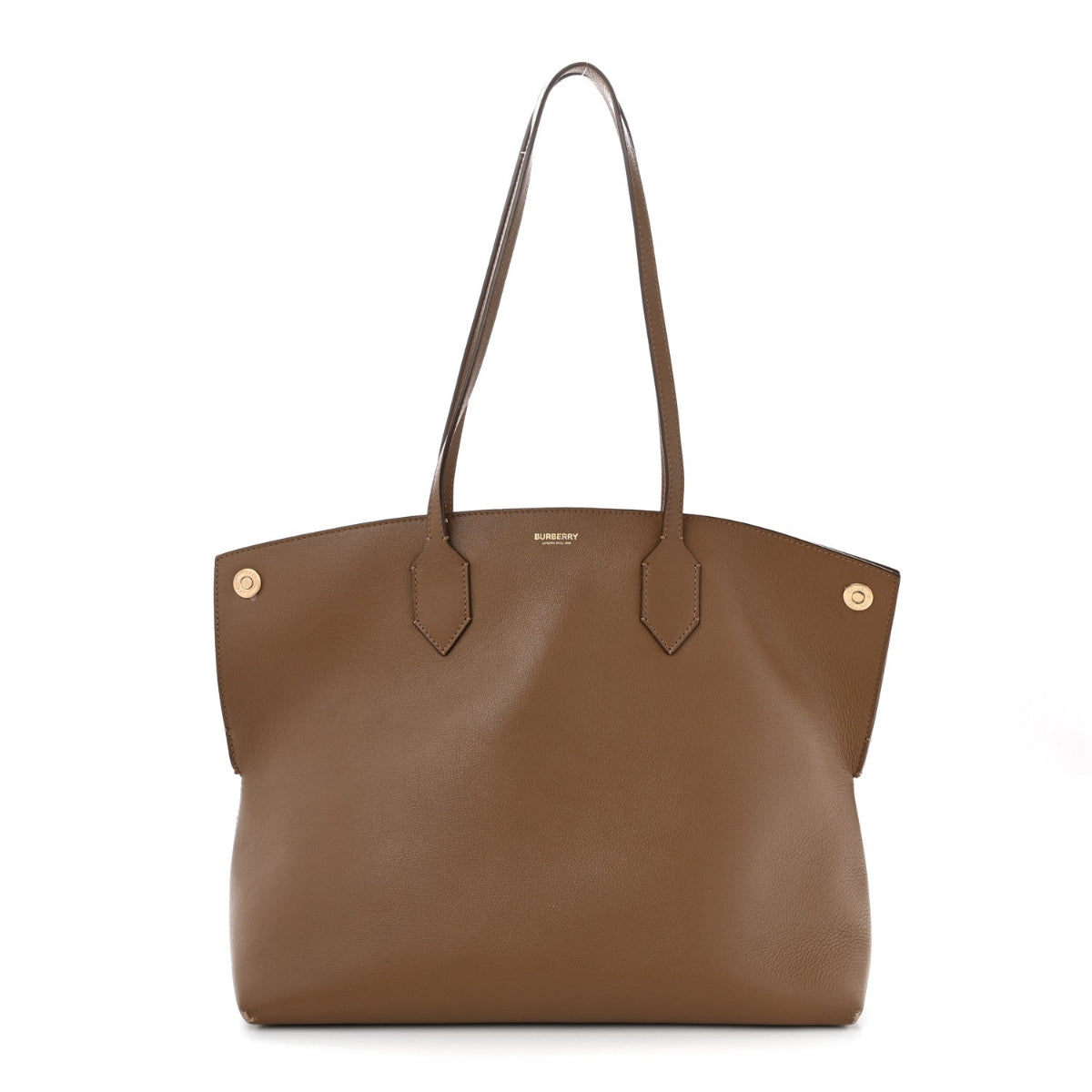 Calfskin Medium Society Tote Dusty Caramel