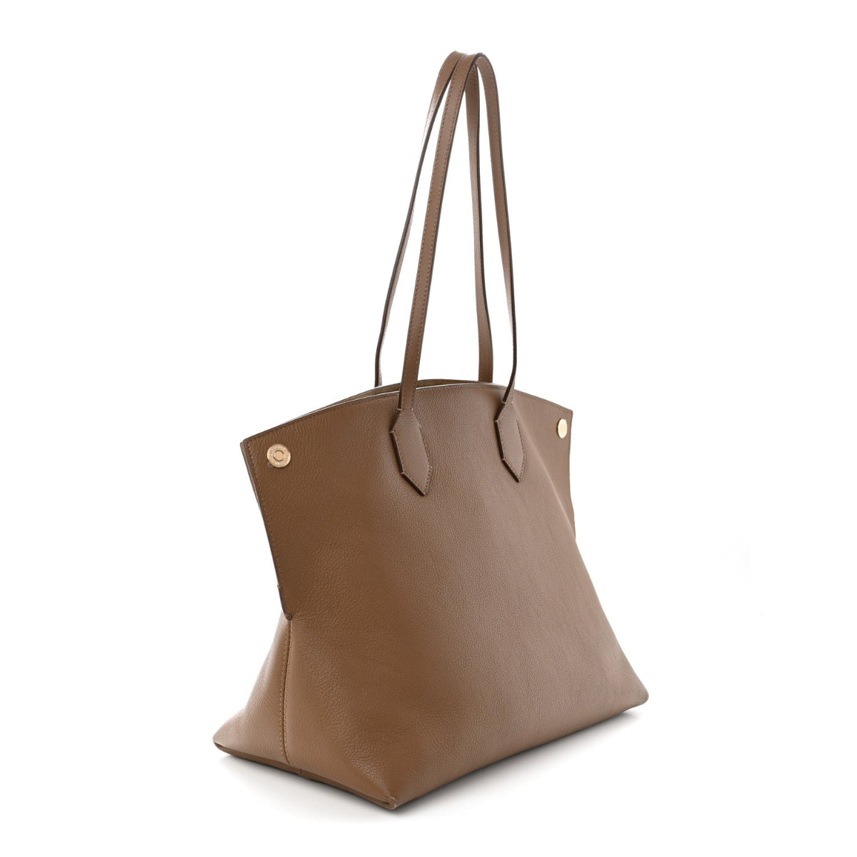 Calfskin Medium Society Tote Dusty Caramel
