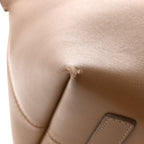 Calfskin Medium Society Tote Dusty Caramel