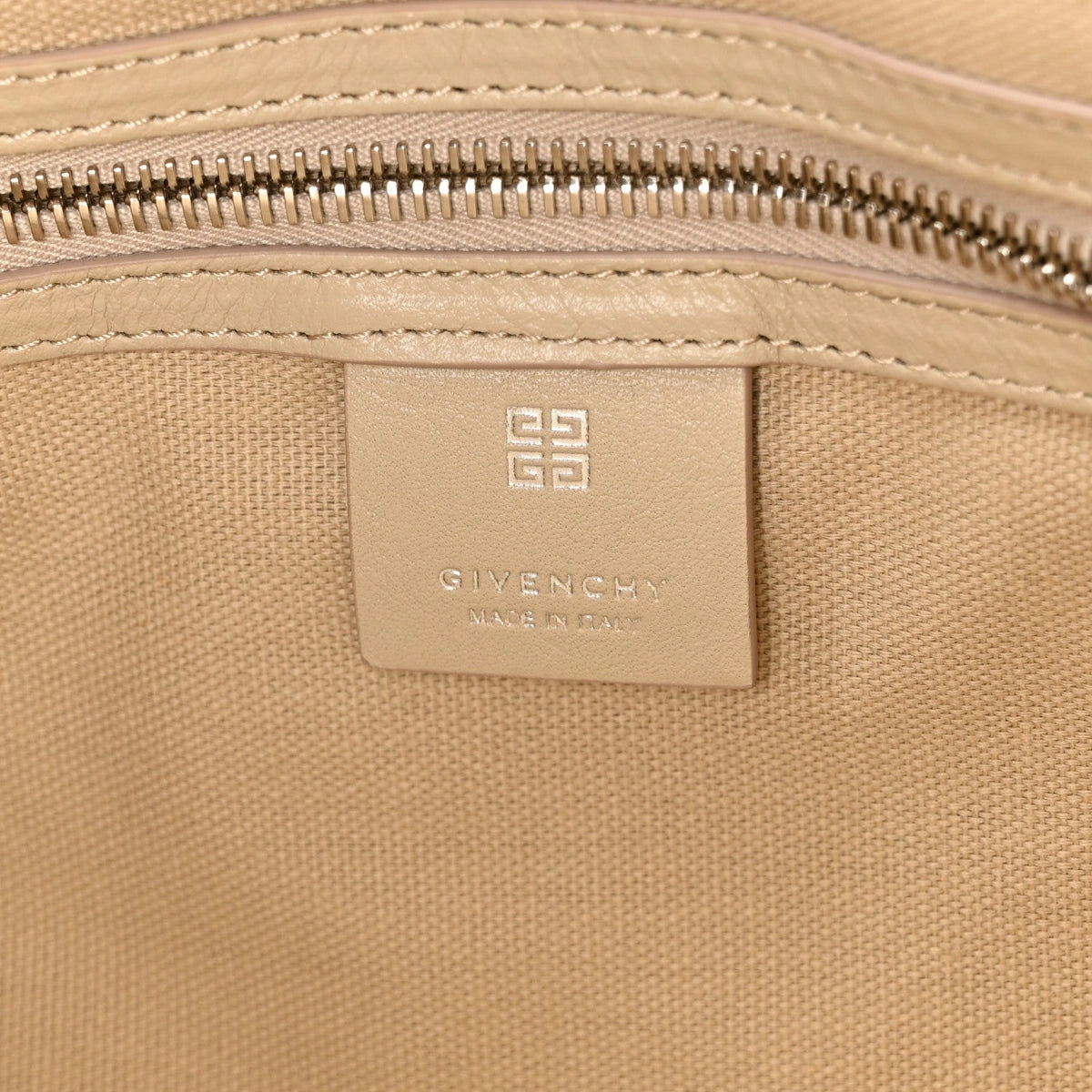 Calfskin Medium Voyou Bag Natural Beige