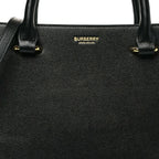 Calfskin Mega Check Small Banwell Tote Black
