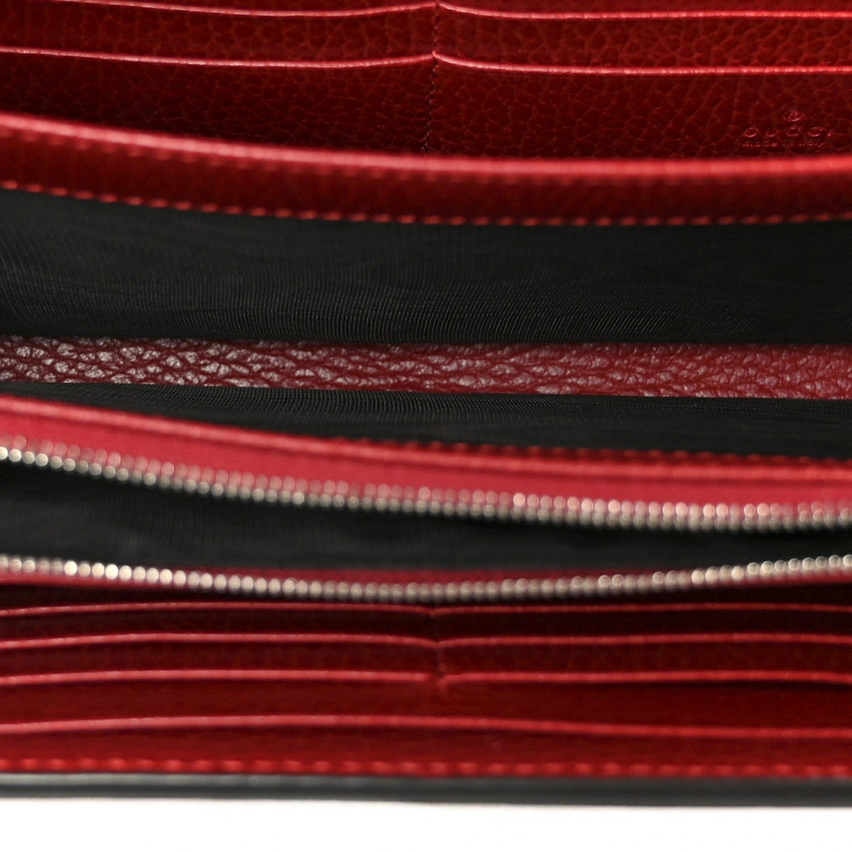 Calfskin Mini Dionysus Chain Wallet Hibiscus Red