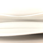 Calfskin Mount Envelope Bag White