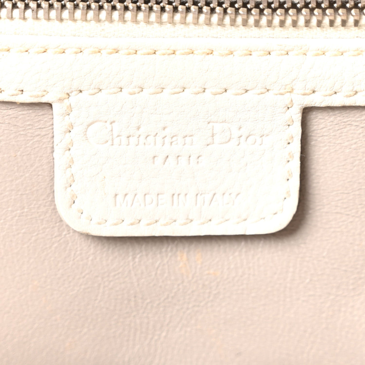 Calfskin My Dior Frame Pocket Satchel White