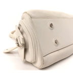 Calfskin My Dior Frame Pocket Satchel White