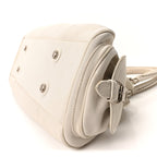 Calfskin My Dior Frame Pocket Satchel White