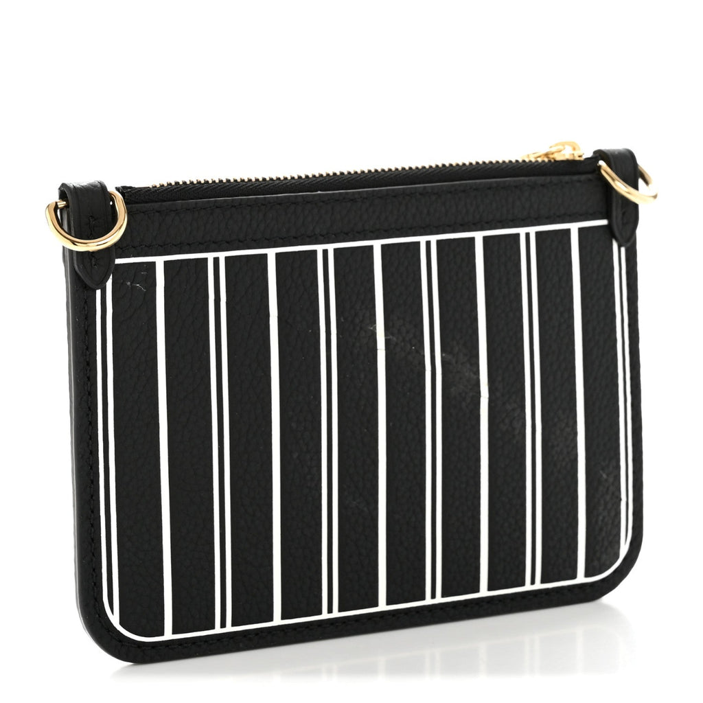 Calfskin Neverfull Inside Out BB Pochette Black