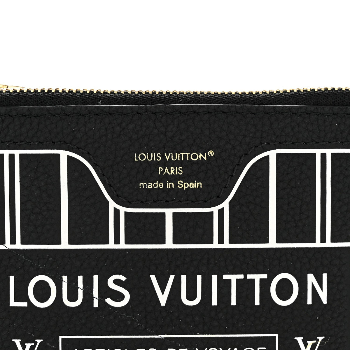 Calfskin Neverfull Inside Out BB Pochette Black