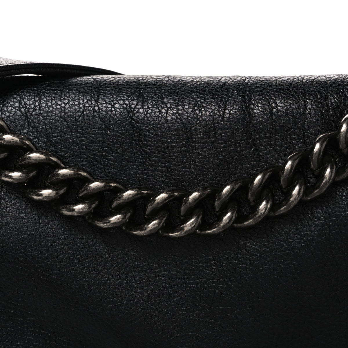 Calfskin New Medium Boy Reverso Flap Black