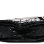 Calfskin New Medium Boy Reverso Flap Black