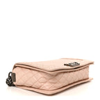 Calfskin New Medium Boy Reverso Flap Light Pink