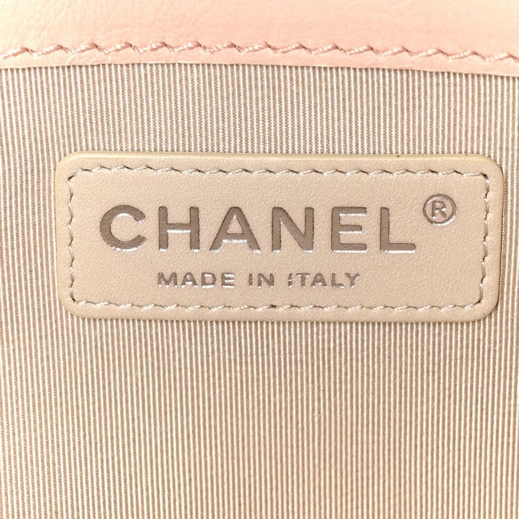 Calfskin New Medium Boy Reverso Flap Light Pink