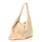 Calfskin Quilted Maxi Hobo Beige