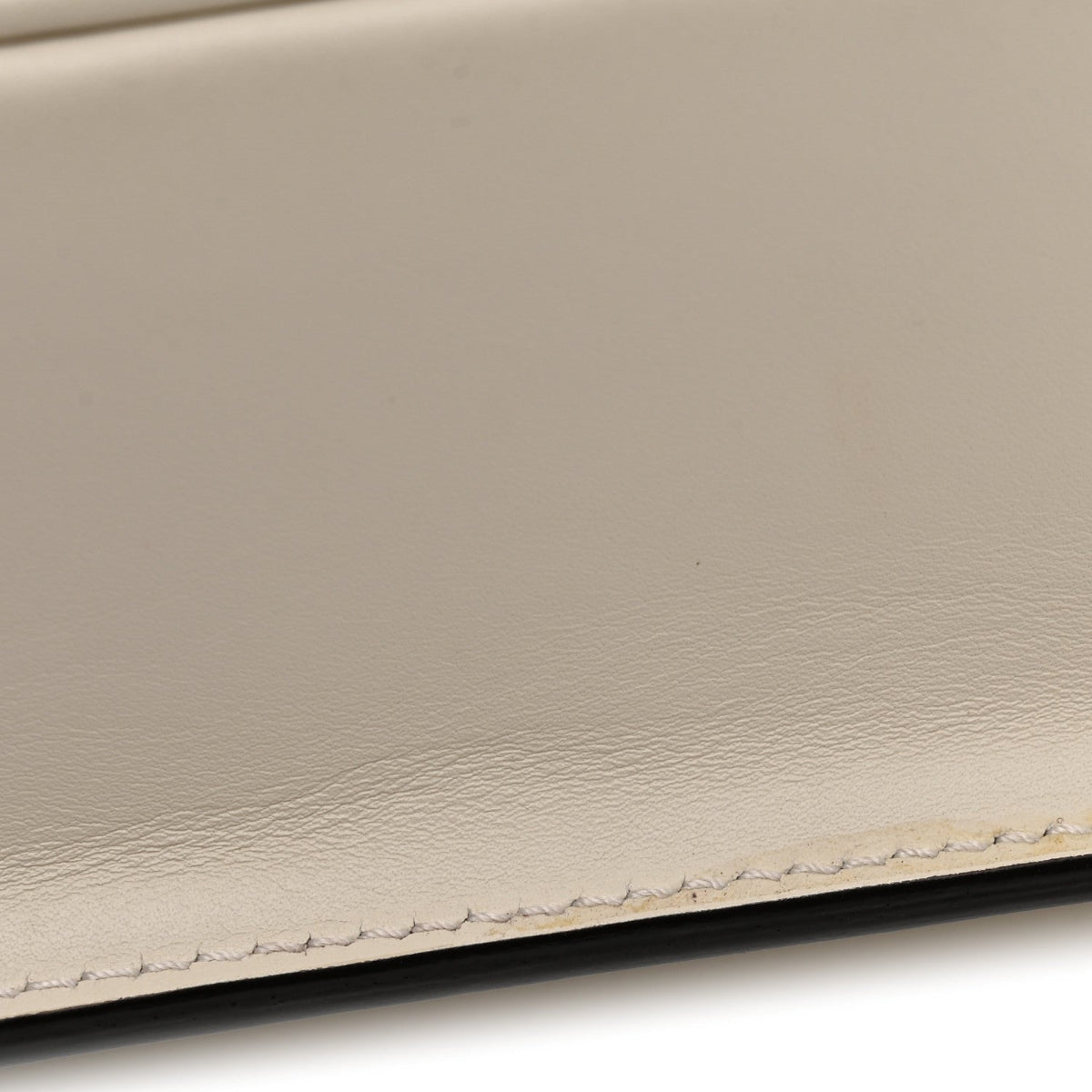 Calfskin Quilted Mini Deco Shoulder Bag Mystic White