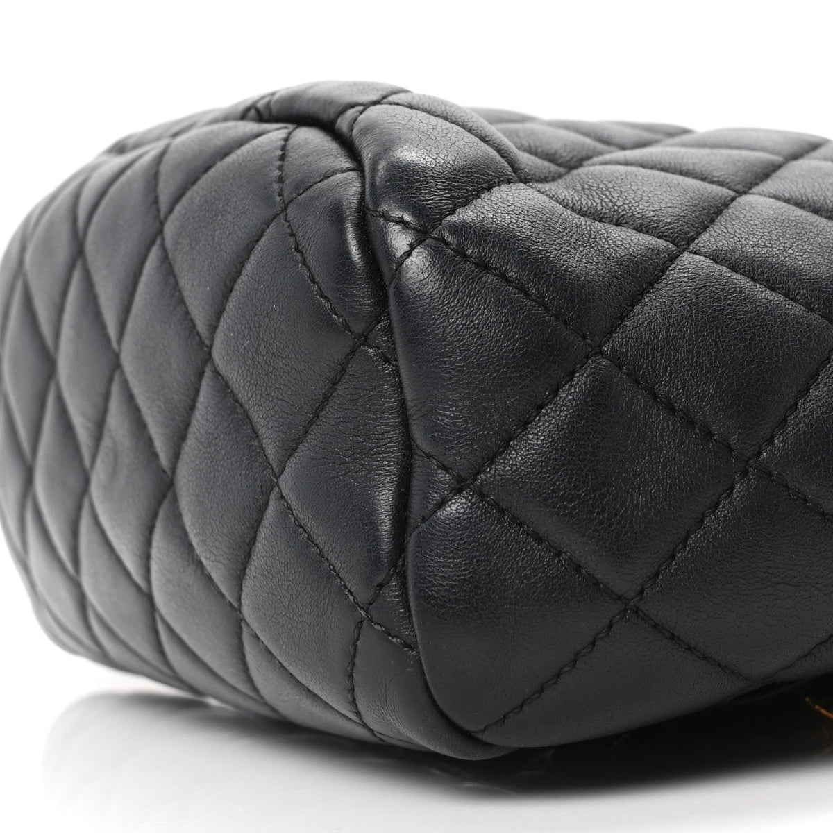 Calfskin Quilted Mini Urban Spirit Backpack Black