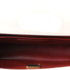 Calfskin Quilted Perfect Fit Flap White