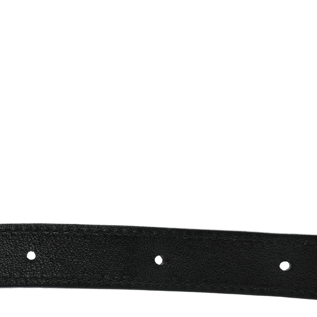 Calfskin Quilted Uniform Waist Belt Bag Black