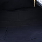 Calfskin Quilted XXL Travel Flap Bag Navy