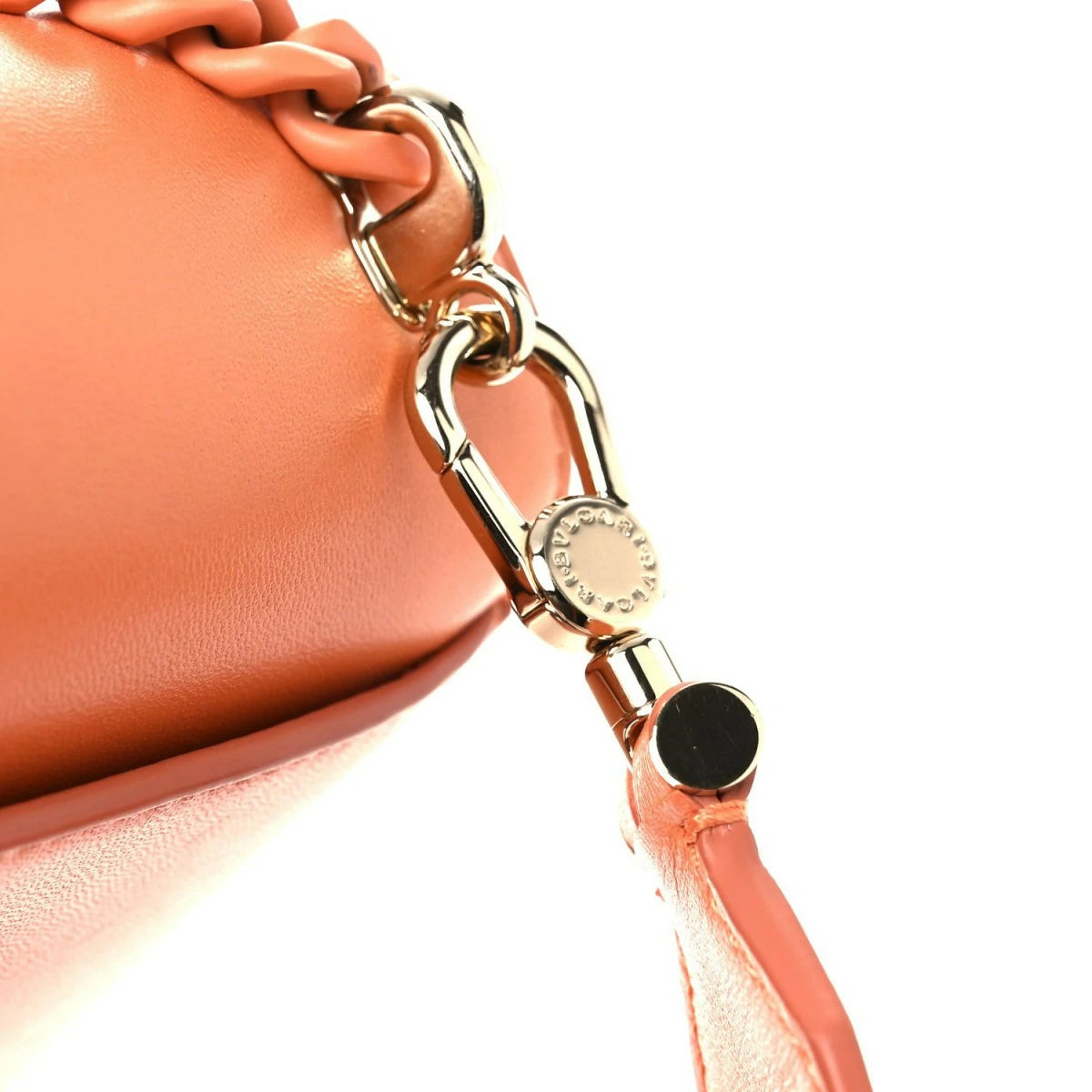 Calfskin Serpenti Forever Maxi Chain Crossbody Bag Orange