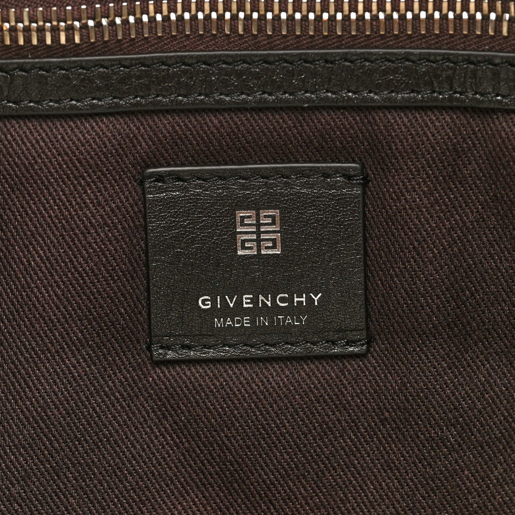 Calfskin Shearling Large Voyou Bag Chocolate