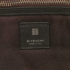 Calfskin Shearling Large Voyou Bag Chocolate