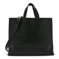 Calfskin Shopper Tote MM Black