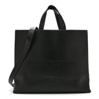Calfskin Shopper Tote MM Black