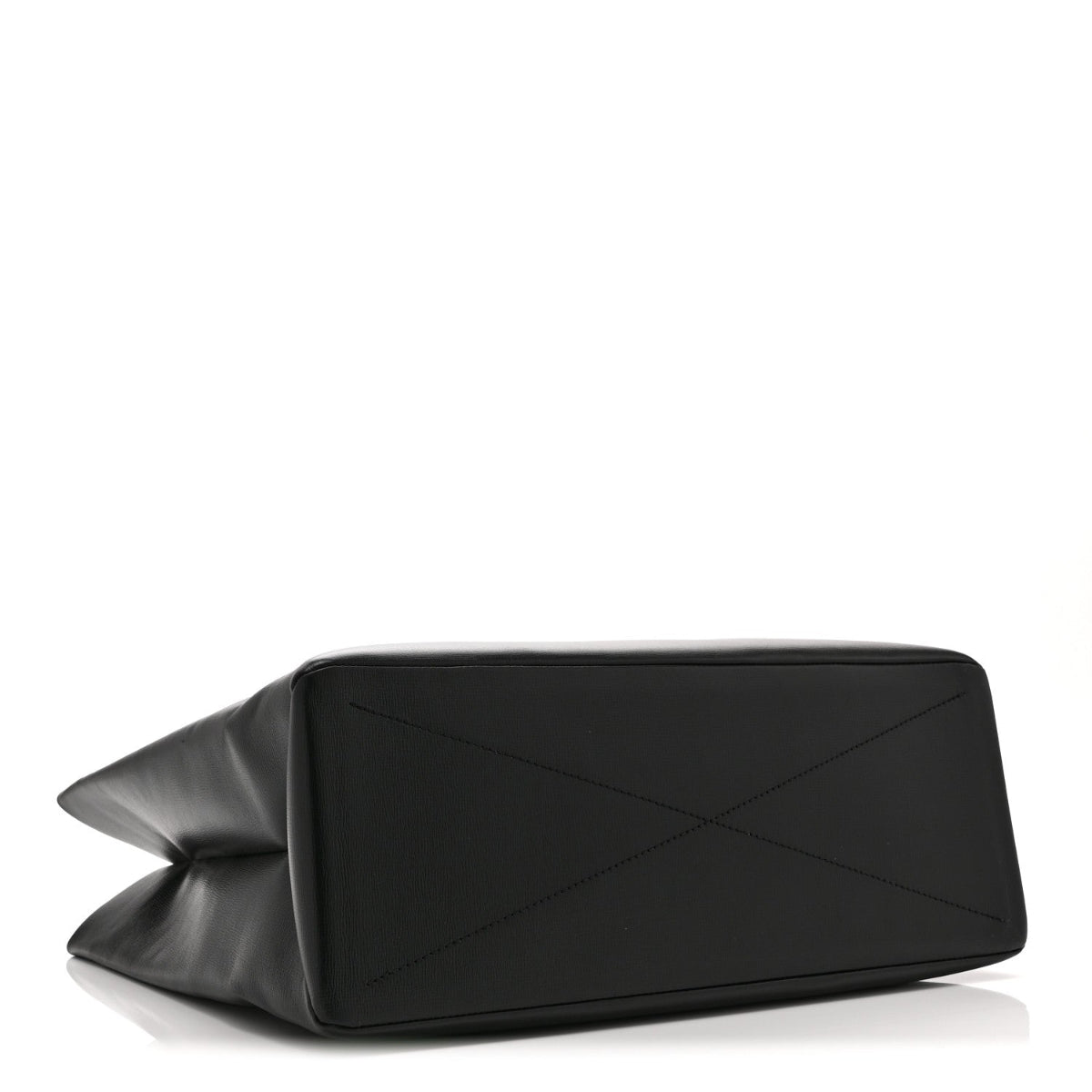 Calfskin Shopper Tote MM Black