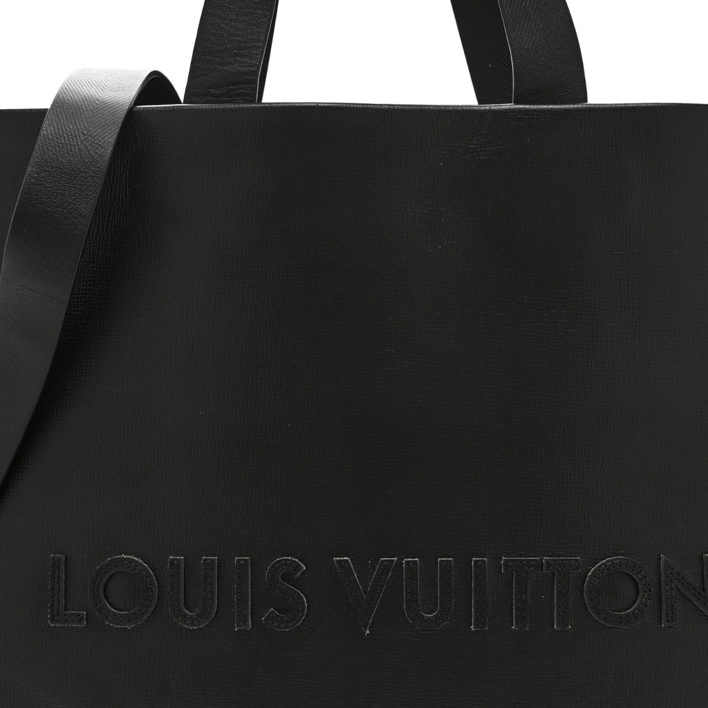 Calfskin Shopper Tote MM Black
