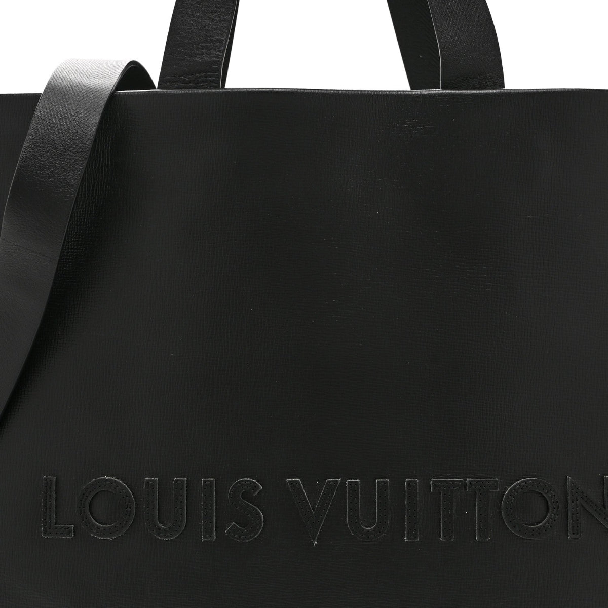 Calfskin Shopper Tote MM Black