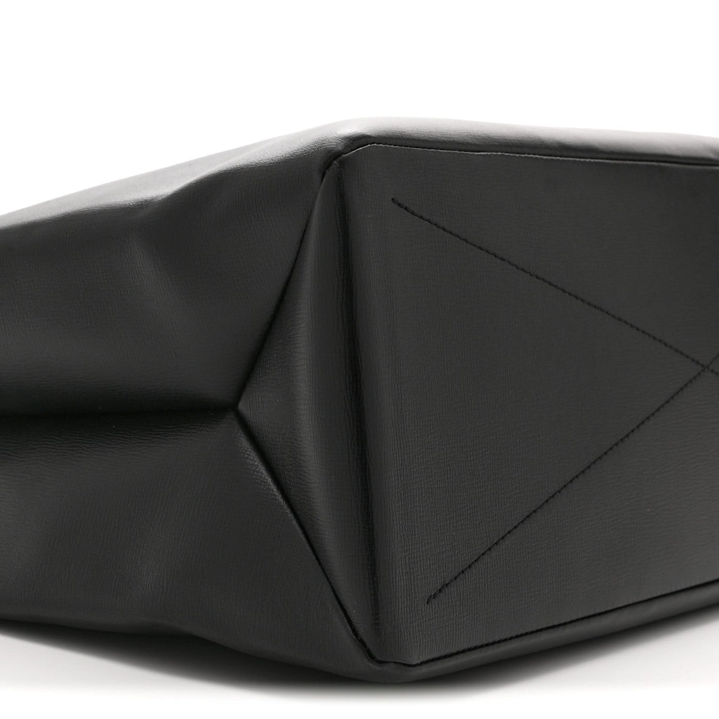Calfskin Shopper Tote MM Black