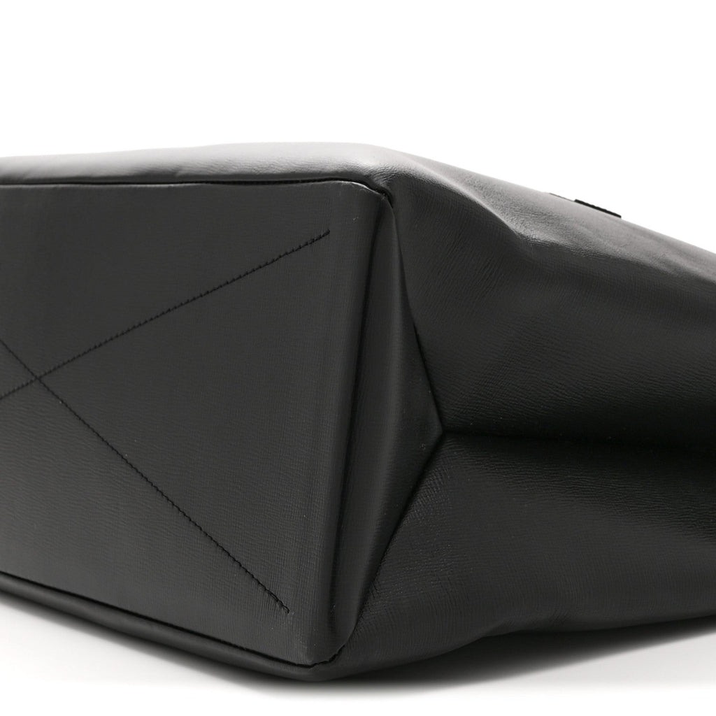 Calfskin Shopper Tote MM Black